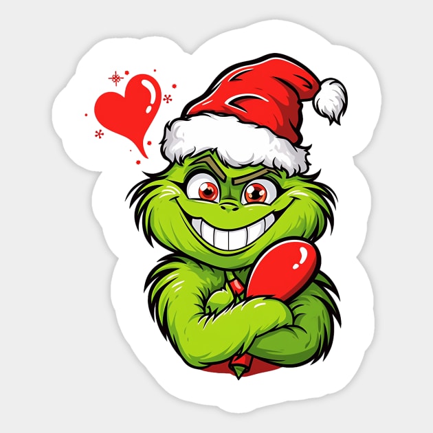 grinch Sticker by piratesnow